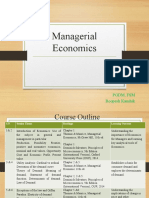 Managerial Economics: PGDM, FSM Roopesh Kaushik