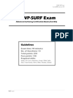 Cswp-Surf Exam: Guidelines