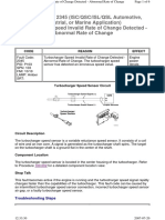 FAULT CODE 2345 (ISC/QSC/ISL/QSL Automotive, Industrial, or Marine Application) Turbocharger Speed Invalid Rate of Change Detected - Abnormal Rate of Change