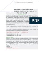 Exercício de Associativismo e Cooperativismo - Passei Direto