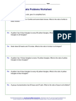 What Is The Ratio Given in Word Problem Worksheet