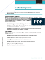 Unit 4 Pronoun Antecedent Agreement - Teacher