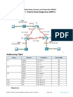 Week 1 - Point-To-Point Single-Area OSPFv2 Configuration