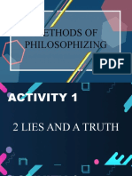 Methods of Philosophizing