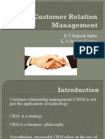 Customer Relation Management