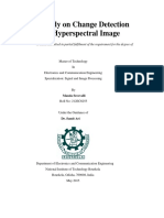 A Study On Change Detection in Hyperspectral Image