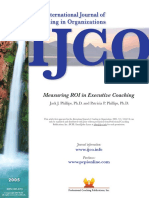 Measuring ROI in Executive Coaching by Phillips Phillips 2005