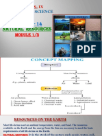 Class IX Science Natural Resources PPT Module