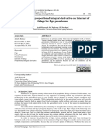 Applying Fuzzy Proportional Integral Derivative On Internet of Things For Figs Greenhouse