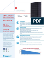 144 Layout 430-450W 20.4%: Monocrystalline Module