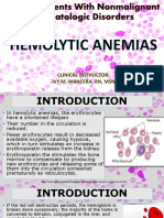 5 Hemolytic Anemia