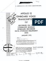 Apollo 12 Onboard Voice Transcription CM