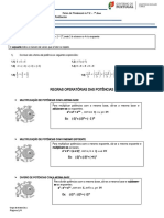 Ficha de Trabalho Nº4 - Potências