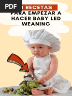 13 Recetas para Iniciar El Baby Led Weaning Con