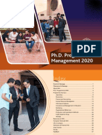 PHD Programme Brochure 2020-21