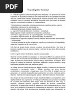 Capitulo 5. Terapia Cognitivo Conductual. Vázquez Fernando