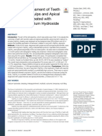 Outcome Assessment of Teeth With Necrotic Pulps and Apical Periodontitis Treated With Long-Term Calcium Hydroxide