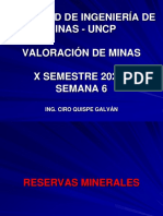 Clase 6 - Reservas Minerales