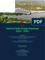 Draft National Solar Energy Roadmap (2021-2041)