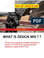 Preparation of Design Mix