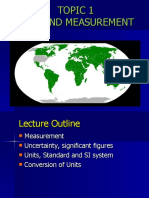 Topic 1 Unit and Measurement