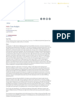 Case Analysis - Litigation, Mediation & Arbitration - India