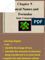 Chap 9 Chemical Names and Formulas PPT Glembocki 2016