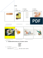 Match Words and Pictures:: 2. Complete With The Sickness and The Doctor S Advices