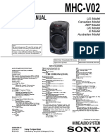 Service Manual: Home Audio System