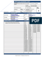 Inspection Assignment Sheet: Contractor Info: Sa-Client Contact Details