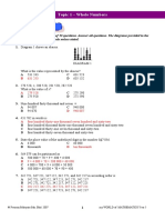 Topic 1 - Whole Numbers: Paper 1