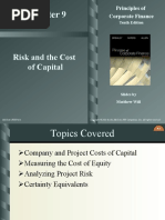 Risk and The Cost of Capital: Principles of Corporate Finance