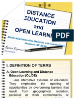 Distance Education