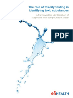 The Role of Toxicity Testing in Identifying Toxic Substances