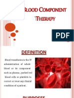 Blood Component Therapy