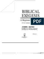 Biblical Exegesis-A Beginners Handbook