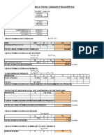 Planilha para Calculo de Carga Termica Camara Frigorifica (2019) Ex