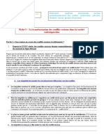 Fiche 3 La Transformation Des Conflits Sociaux Dans La Société Contemporaine Du Chapitre Conflits Et Mobilisation Sociale 2010 2011