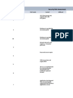 Security Risk Assessment