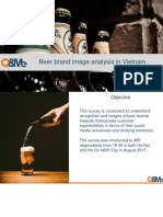 Beer Brand Image Analysis in Vietnam Share by WorldLine Technology