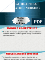 Mental Health & Psychiatric Nursing