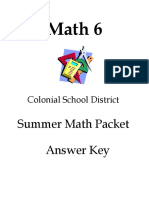 Math 6: Colonial School District