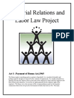 Industrial Relations and Labour Law