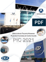 Plan Institucional de Capacitacion 2021