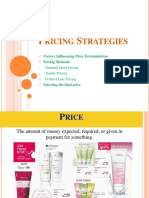 Pricing Strategies