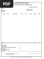 Formato Factura