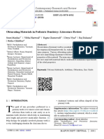 Obturatin Materials in Pediatric Dentistry