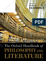 The Oxford Handbook of Philosophy and Literature