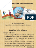 Gestion de Riesgo, Dr. Franklin Gomez