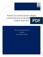 Puntos de Planificacion en Plan Puebla